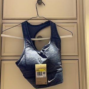 Nike Sports Bra Navy Blue New With Tags